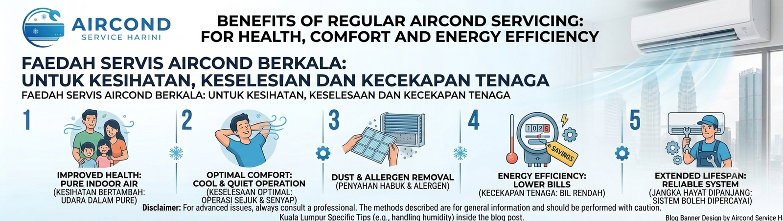 Benefits of Regular Aircond Servicing