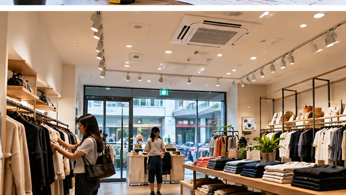  Retail shop cooling should be planned around customer flow, ceiling layout and entrances. 